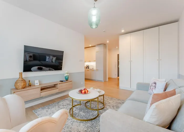 B014 White Moon - Basen Bawialnia Fitnes Parking W Cenie Polanki Aqua - Apartmán Kolobřeh